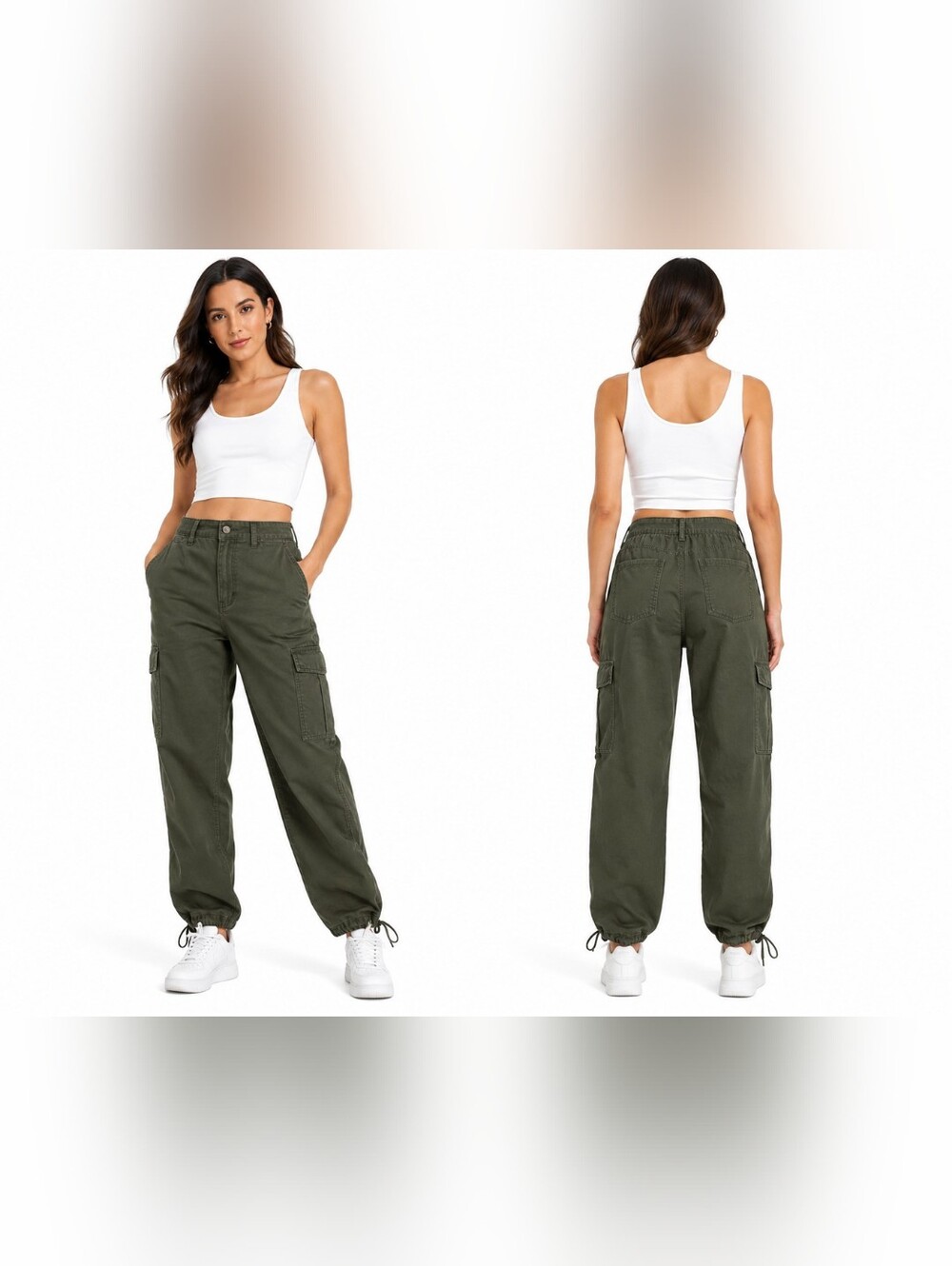 Levi's Olive Green Cargo Jogger Pants Baggy